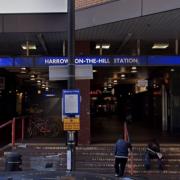 The victim was found with injuries at Harrow on the Hill station