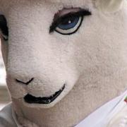 Dave Garner was the man behind the Monty the Lamb mask for many years