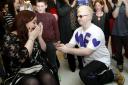 Man proposes to girlfriend in the middle of shopping centre