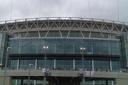 The new Wembley Stadium with its iconic arch