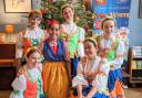 Some of the youngsters in Snow White panto at Harrow arts centre
