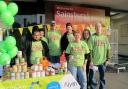 Mitzvah Day team joined by Councillor Alison Moore (front) as they collect food for homeless