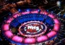The letters 'NHS' were spelt out by dancers including Craig Binch and Richard Finley.