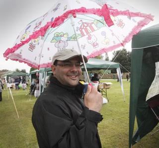 More than 800 people came to the Canons Park Family Fun Day, now in its eighth year, battling the rain showers. Attractions included bouncy castles, a beat-the-goalie contest, a Clydesdale horse and Zumba dance sessions while a brass band provided the mus