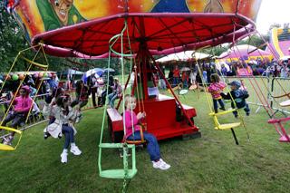 More than 800 people came to the Canons Park Family Fun Day, now in its eighth year, battling the rain showers. Attractions included bouncy castles, a beat-the-goalie contest, a Clydesdale horse and Zumba dance sessions while a brass band provided the mus