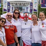 Wembley Park welcomed thousands of fans ahead of the UEFA Women's EURO Final 2022 Credit: Wembley Park / Chris Winter