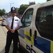 New recruit Police Constable Salman Azam of Hatch End Safer Neighbourhoods Team