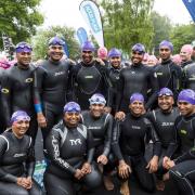 Members raised thousands for St Luke’s Hospice taking part in the Great North Swim in Lake Windermere earlier this year