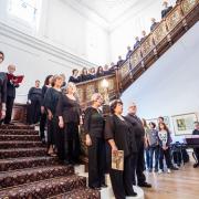 Tonic Choir per5forming at Bentley Priory Museum