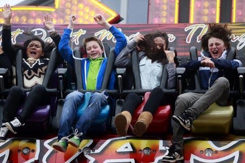 The sound of fairground music mingled with the delighted screams of people on rides at Pinner Fair yesterday - and our photographer Peter Beale was there to capture it the day pictures.