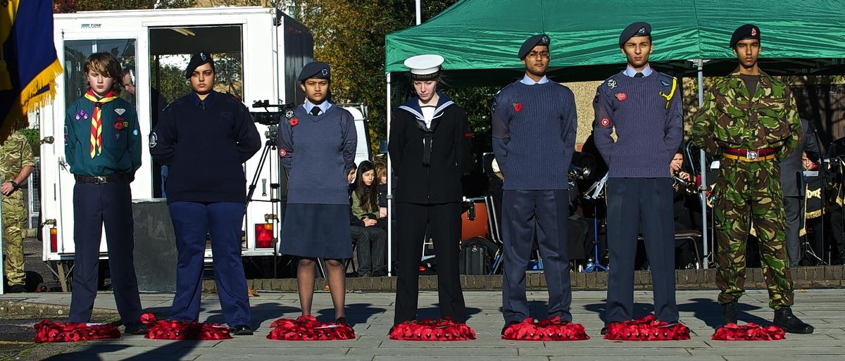 Harrow Mayor Cllr Nana Asante led dedications, joined by representatives from the armed forces, the Royal British Legion and schoolchildren.