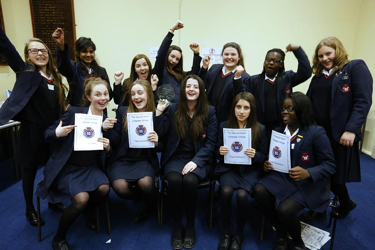 Harrow Times editor Martin Buhagiar presented prizes after the quiz to find the borough's brightest young minds, sponsored by the Times and mental health charity Mind in Harrow.