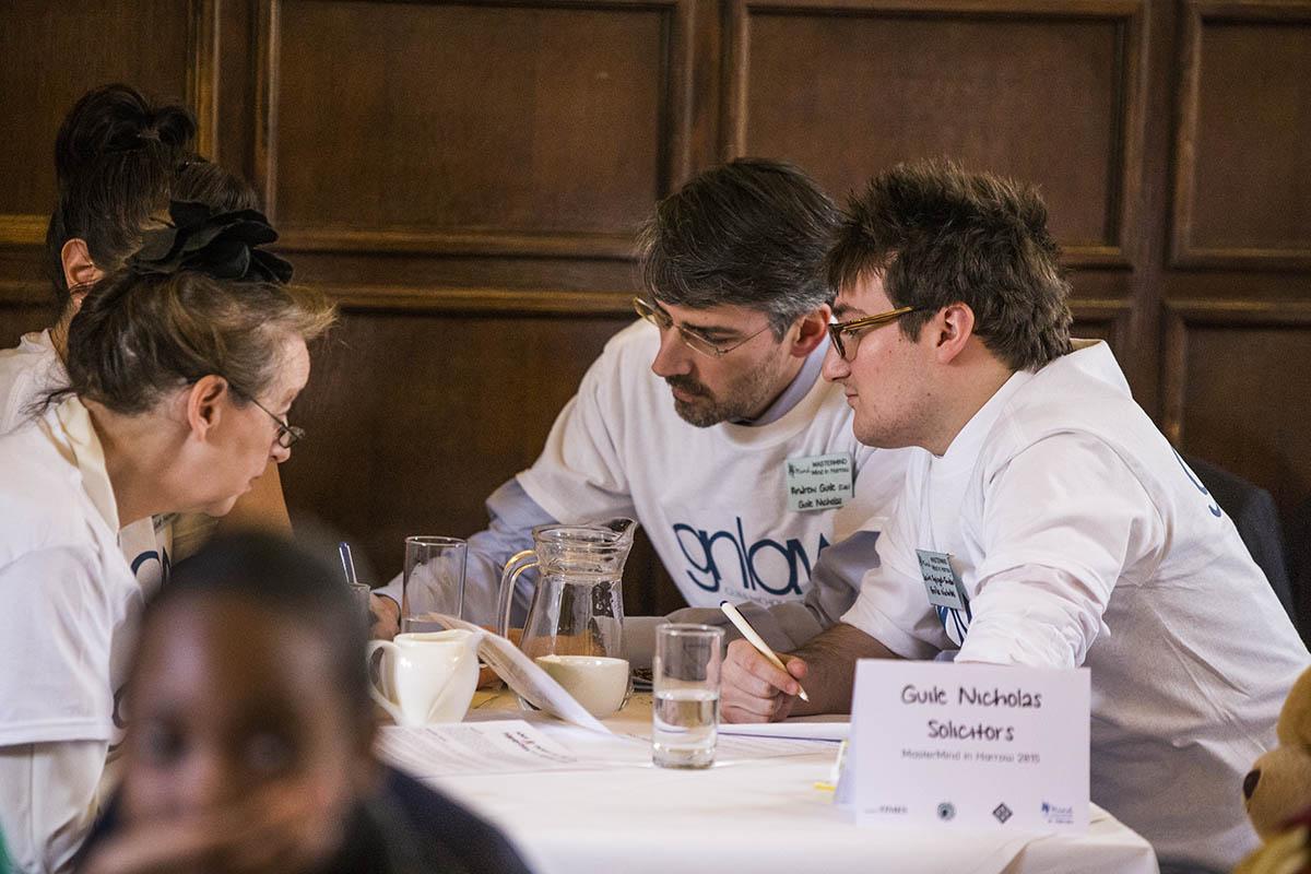Teams of legal eagles put their general knowledge to the test at the MasterMind in Harrow 2015 quiz.