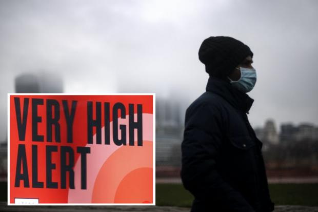 Public Health England warning as London and Essex have the higest Covid infection rates in England. Photo: PA