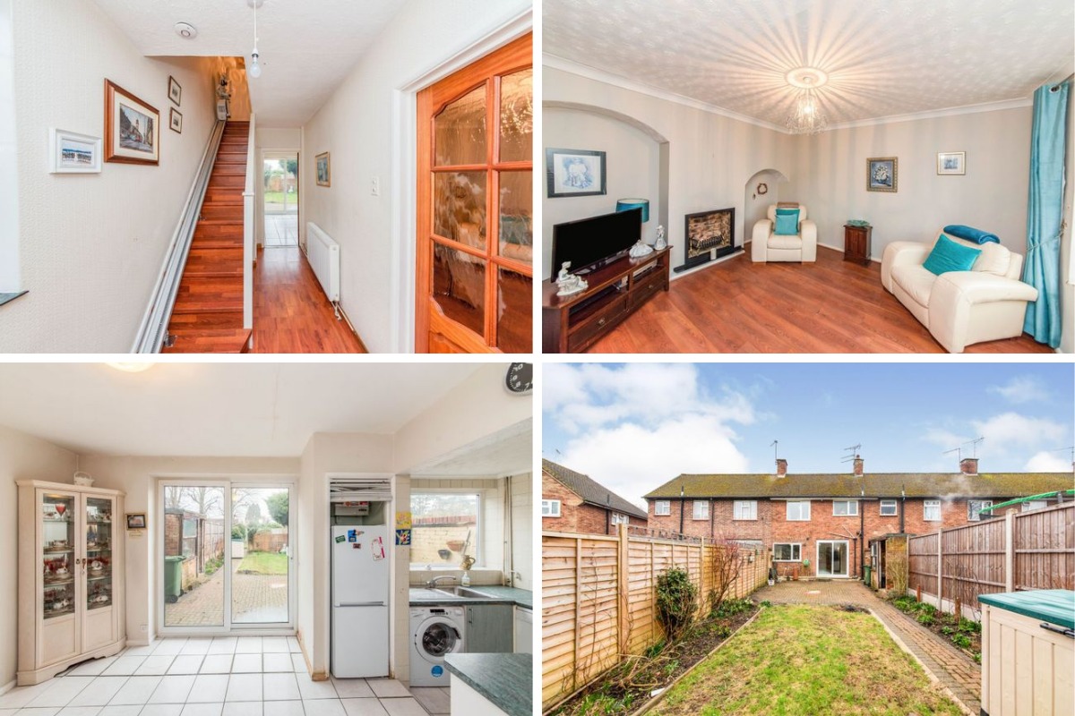 Featuring spacious rooms and a large garden. Photos: Zoopla