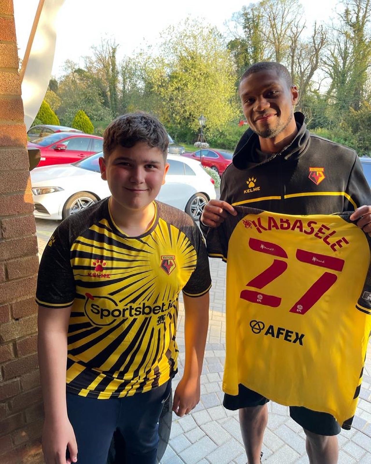 Christian Kabasele pictured with Fabio