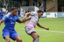 Craig Fasanmade scored in both matches for Wealdstone Picture: Jon Taffel