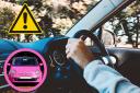 10 TikTok car trends could see driver fined £1000 and given 3 points on their license (Canva)