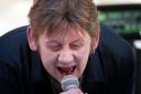 Shane MacGowan of The Pogues, performing at the St Patrick’s Day concert in Belfast city centre (PauL Faith/PA)