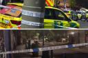 Pictures from scenes of Edgware and Bethnal Green stabbings
