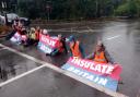 Insulate Britain protesters blocking M1 near Brent Cross