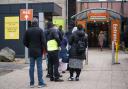A queue outside the Northwick Park Hospital A&E. Credit: PA