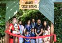 The opening of the forest school at Avanti House Primary School in Stanmore