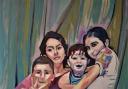 The latest piece of Kurdish mother Shiva with her children.