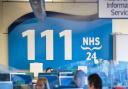 A stock image of an NHS 111 call centre