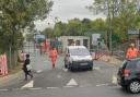 The incident took place at the HS2 site opposite Northolt Underground station