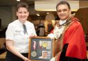 Jackie Padilla presented with community award by mayor of Harrow