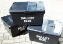 BALLOT BOXES WITH MIKE LOVELADY - A VERY RETURNING OFFICER.