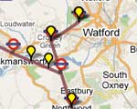 Harrow Times: Live Tube Map