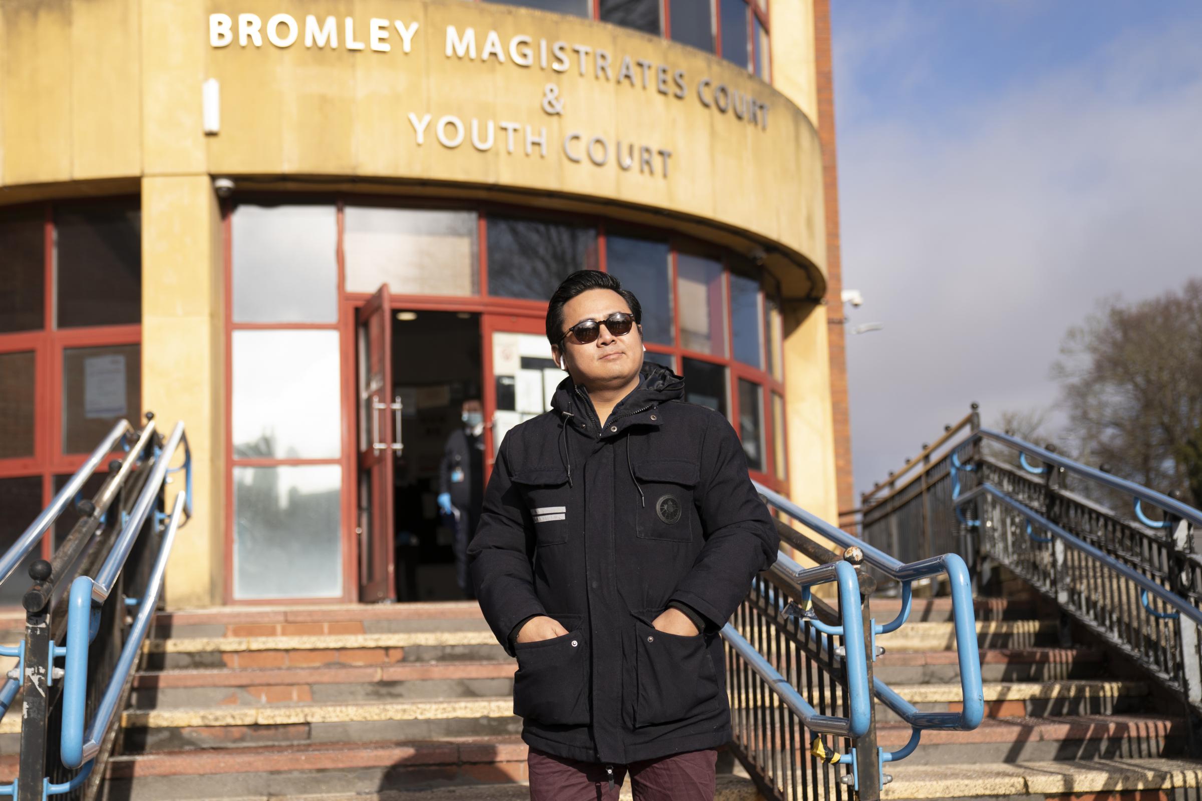Amrit Magar at Bromley Magistrates Court. Credit: PA