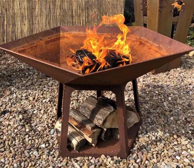 Harrow Times: Personalised Steel Star Firepit. Credit: Not On The High Street
