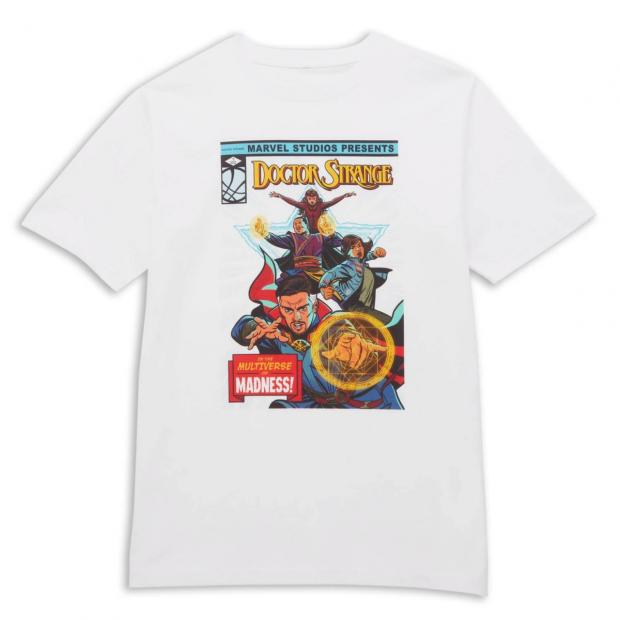 Harrow Times: Marvel Dr Strange Star Comic Oversized Heavyweight T-Shirt (Zavvi)