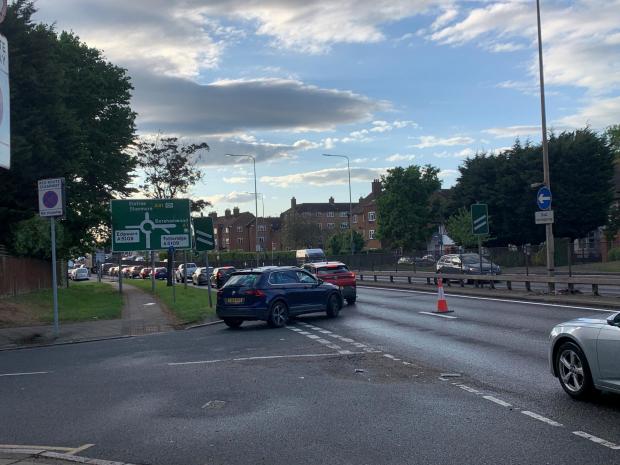 Harrow Times: One lane is closed on the A41 from Mill Hill Circus to Apex Corner