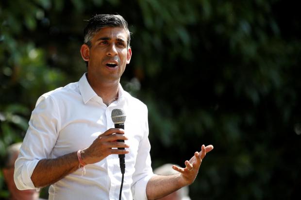 Harrow Times: Rishi Sunak MP, pictured speaking at an event in Kent, was in attendance at the lunchtime reception at Lord Popat's home on Tuesday. Credit: PA