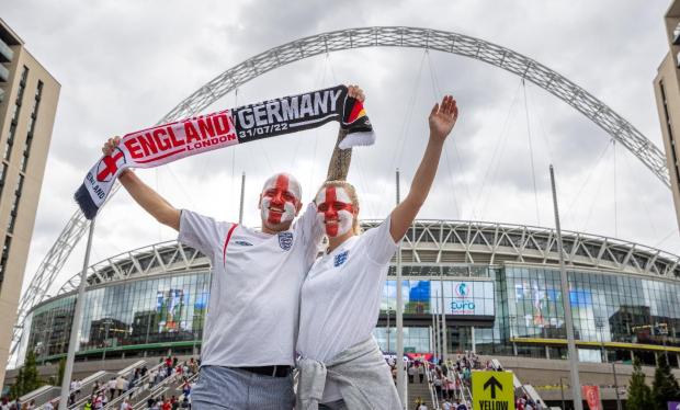 Harrow Times: Wembley Park welcomed thousands of fans ahead of the UEFA Women's EURO Final 2022 Credit: Wembley Park / Chris Winter 