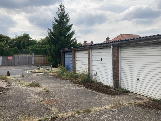 Harrow Times: Garages in Badminton Close. Picture: Adam Shaw