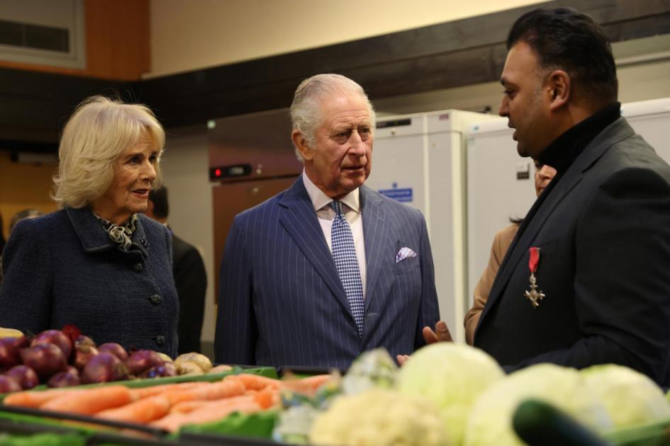 King Charles and Camilla visit Harrow community kitchen