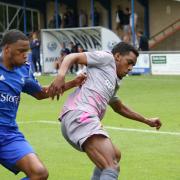 Craig Fasanmade scored in both matches for Wealdstone Picture: Jon Taffel