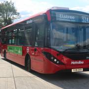 The 324 bus. The route is extending from Stanmore station to Centennial Park in Elstree. Credit: Transport for London