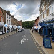 Pinner High Street will be temporarily closed for St George's Day celebrations. Picture: Google Street View