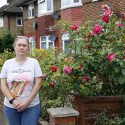 Rebecca Lowe poses in her house in Brent in west London, Britain 05 July 2022. Facundo Arrizabalaga/MyLondon.