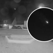Footage shows the moment a meteor flew over Harrow
