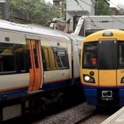 A stock picture of a London Overground train