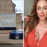 Billboards of Eliza Rose Watson promoting her OnlyFans have cropped up across London
