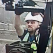 Police would like to speak to the man pictured
