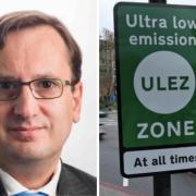 Harrow Council leader Cllr Paul Osborn has called the Ulez expansion 'unfair and deeply unpopular' as he seeks powers to block it. Photos: Harrow Council/PA